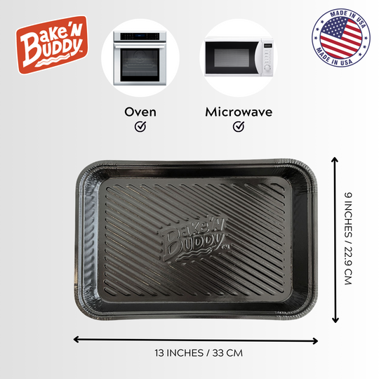 9x13" Disposable Cooking Tray - Pack of 16